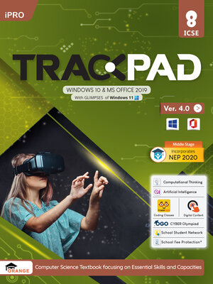 cover image of Trackpad iPro Ver. 4.0 Class 8 Windows 10 & MS Office 2019